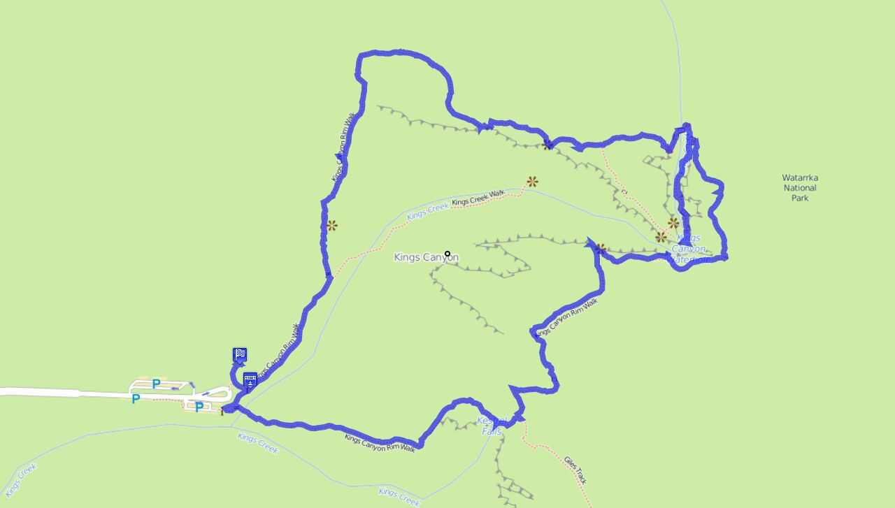 Kingscanyon Rimwalk