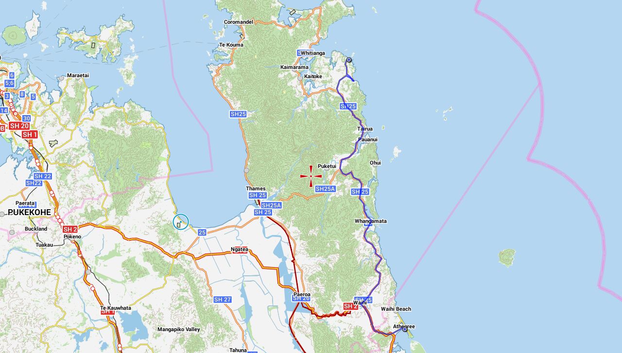 Von Athenree nach Hahei