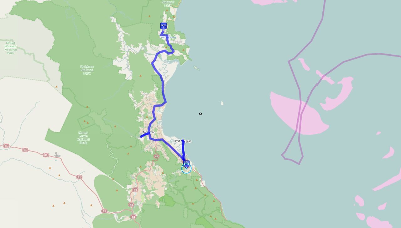 Von Cape Tribulation nach Port Douglas