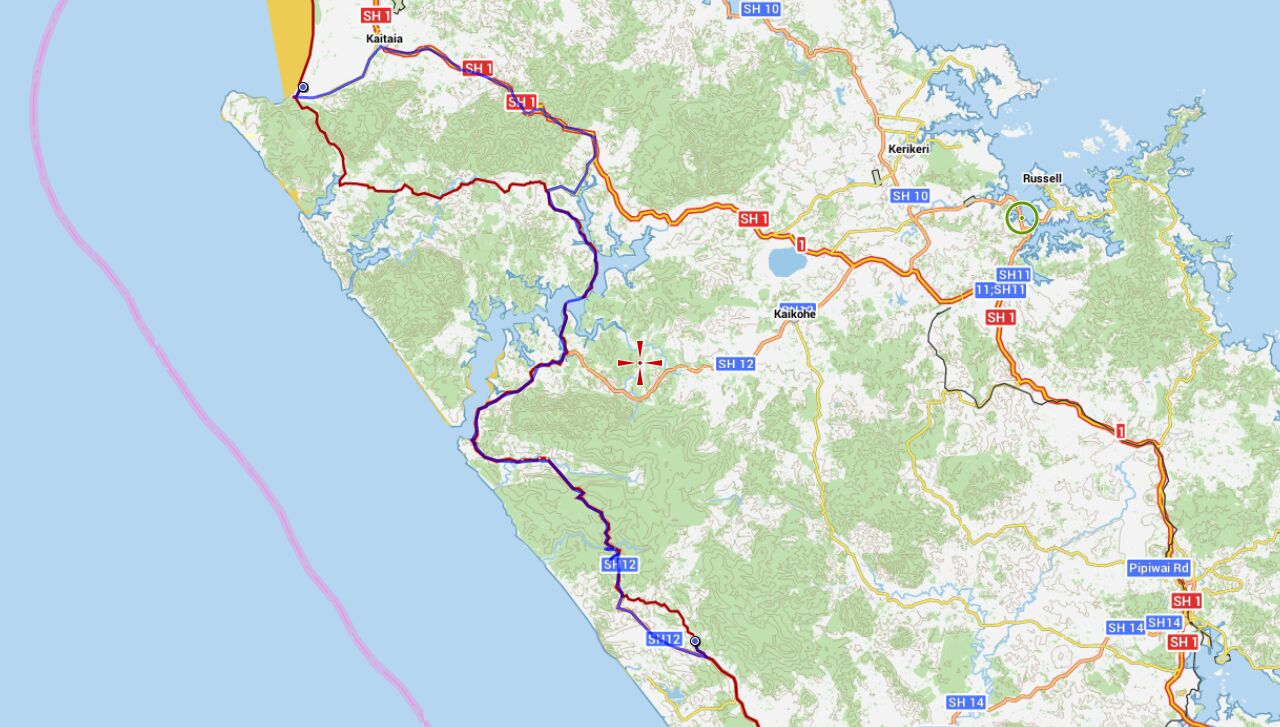 Von Dargaville nach Ahipara