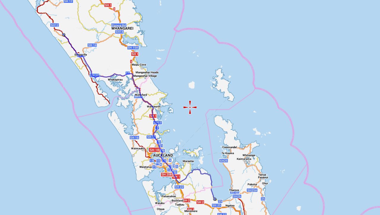 Von Miranda nach Dargaville