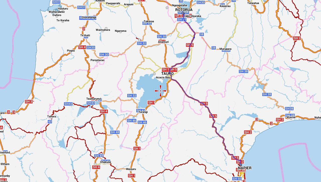 Von Napier nach Rotorua