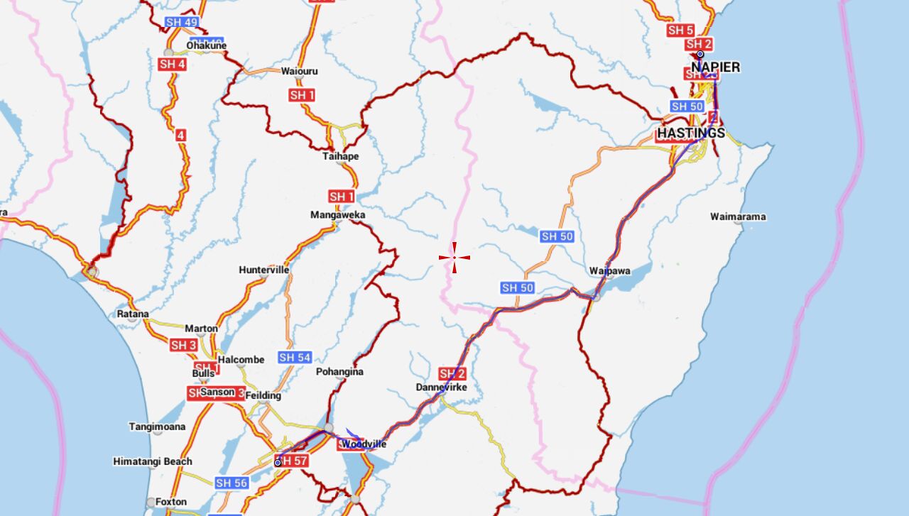 Von Palmerston North nach Napier
